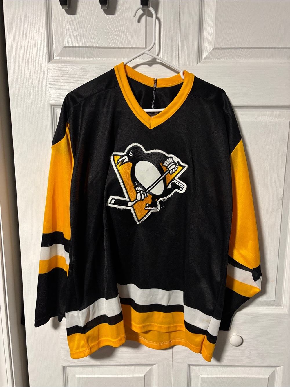 CCM Pittsburgh Penguins Black and Gold Hockey Jersey